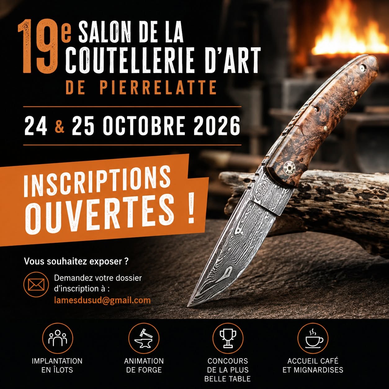 19e Salon de la Coutellerie d’Art de Pierrelatte